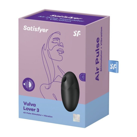 Вакуумный стимулятор Satisfyer Vulva Lover 3 Black || 