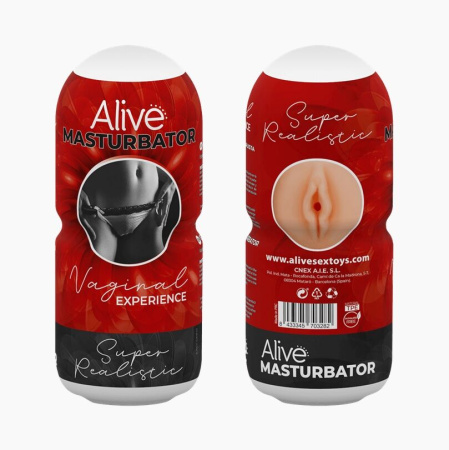 Мастурбатор-вагина Alive Vaginal Experience RED || 