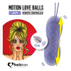 Вагинальные шарики с массажем и вибрацией FeelzToys Motion Love Balls Jivy с пультом ДУ, 7 режимов || 