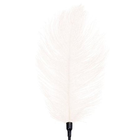 Щекоталка со страусиным пером  Art of Sex - Feather Tickler, цвет Белый || 