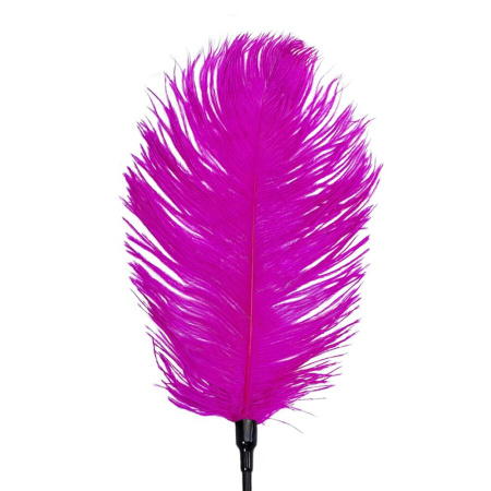 Щекоталка со страусиным пером  Art of Sex - Feather Tickler, цвет Темно-розовый || 