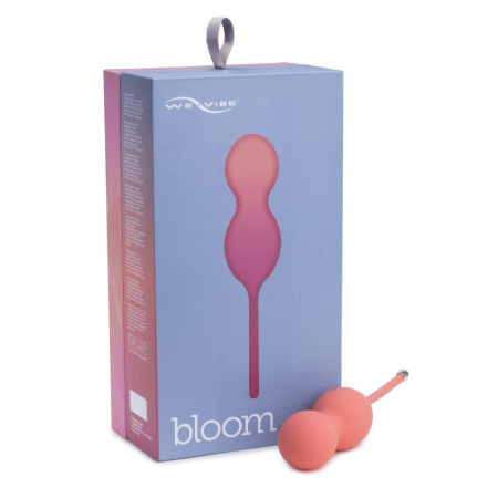 Смарт вагинальные шарики с вибрацией We-Vibe Bloom, диаметр 3,3 см, масса 45, 65, 80 г || 