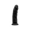 Фаллоимитатор SilexD Robby Black (MODEL 2 size 6in), двухслойный, силикон+Silexpan, диаметр 3,5 см