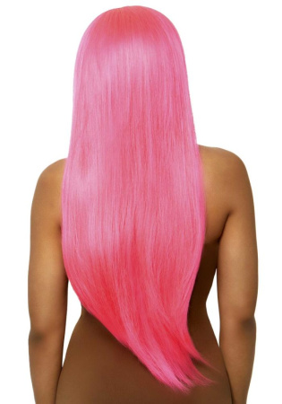 Парик Leg Avenue 33″ Long straight center part wig neon pink || 