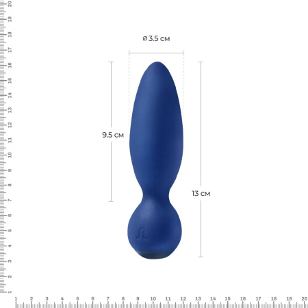 Анальная вибропробка Adrien Lastic Little Rocket макс. диаметр 3,5см, soft-touch || 