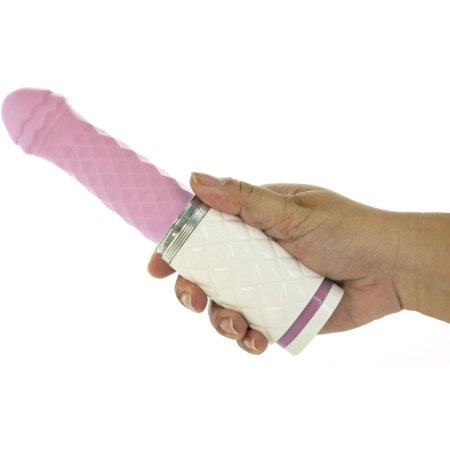 Роскошный вибратор-пульсатор с присоской Pillow Talk - Feisty Thrusting Vibrator Pink || 