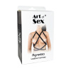 Женская портупея Art of Sex - Agnessa Leather harness, Черный L-2XL || 