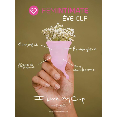 Менструальная чаша Femintimate Eve Cup New размер L, объем — 50 мл, эргономичный дизайн || 