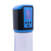 Автоматическая вакуумная помпа Men Powerup Passion Pump Blue, LED-табло, перезаряжаемая, 8 режимов || 