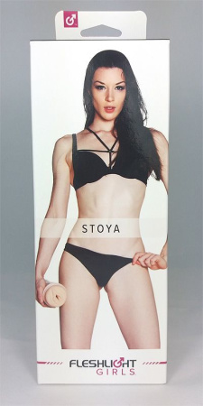 Мастурбатор Fleshlight Girls: Stoya - Destroya, со слепка вагины, очень нежный || 