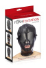 Капюшон для БДСМ со съемной маской Fetish Tentation BDSM hood in leatherette with removable mask || 