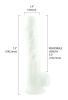Жемчужный фаллоимитатор на присоске ADDICTION — Pearl by Addiction 7,5″ Dong, вибропуля в подарок || 