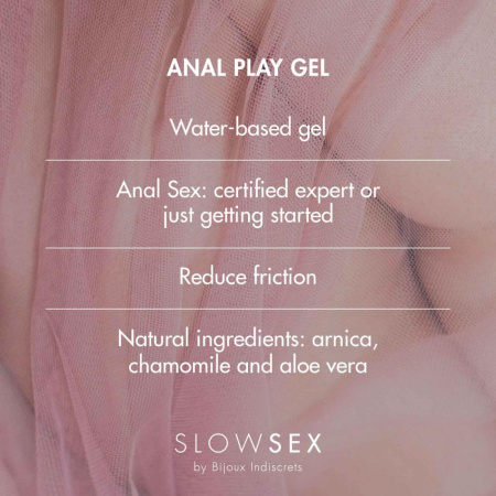 Анальный гель-смазка Bijoux Indiscrets Slow Sex Anal play gel || 