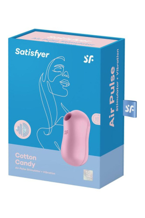 Вакуумный стимулятор с вибрацией Satisfyer Cotton Candy Lilac || 