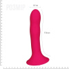 Дилдо с присоской Adrien Lastic Hitsens 4 Pink, отлично для страпона, диаметр 3,7см, длина 17,8см || 