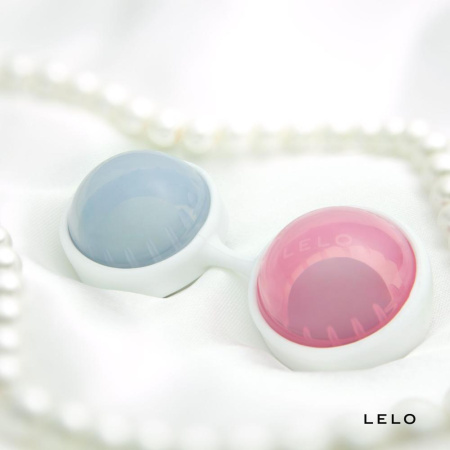 Набор вагинальных шариков LELO Beads Mini, диаметр 2,9 см, изменяемая нагрузка, 2х28 и 2х37 г || 