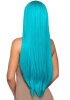 Парик Leg Avenue 33″ Long straight center part wig turquoise || 