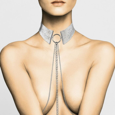 Украшение Bijoux Indiscrets Desir Metallique Collar - Silver || 