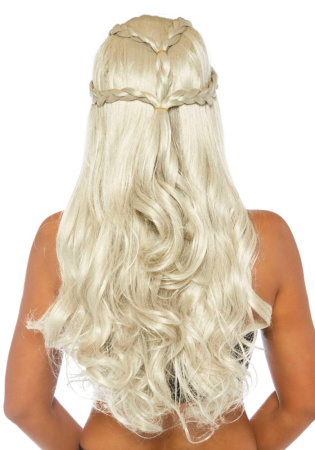 Парик Дейенерис Таргариен Leg Avenue Braided long wavy wig Blond, платиновый, длина 81 см || 