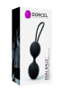 Вагинальные шарики Dorcel Dual Balls Black, диаметр 3,6см, вес 55гр || 