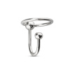 Уретральная вставка с кольцом Sinner Gear Unbendable - Sperm Stopper Solid, диаметр кольца 3,2см || 