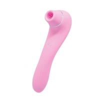 Вакуумный стимулятор с вибрацией Wooomy Smoooch Pink Clitoral Suction & Vibration, 10х2 режимов