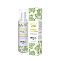 Массажное масло EXSENS Organic Spear Mint 50мл разогревающее, без сахара, без парабенов, съедобное