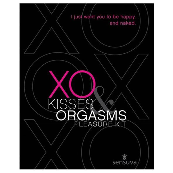 Подарочный набор Sensuva XO Kisses & Orgasms (бальзам для губ с феромонами и жидкий вибратор)