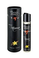 Массажное масло Plaisirs Secrets Vanilla (59 мл) с афродизиаками, съедобное, подарочная упаковка