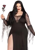 Эротический костюм Мортиши Аддамс Leg Avenue Sexy Spooky Morticia 3X-4X