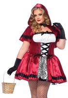 Костюм красной шапочки Leg Avenue Gothic Red Riding Hood 1X-2X