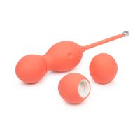 Смарт вагинальные шарики с вибрацией We-Vibe Bloom, диаметр 3,3 см, масса 45, 65, 80 г