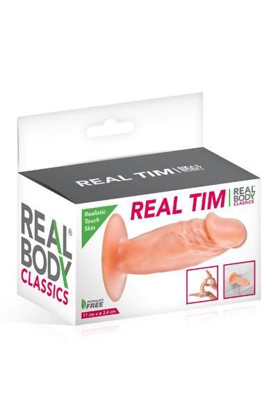 Фаллоимитатор Real Body - Real Tim Flash, TPE, диаметр 3,4см
