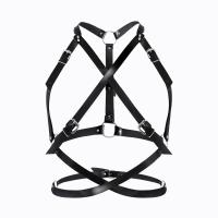 Женская портупея Art of Sex - Agnessa Leather harness, Черный XS-M