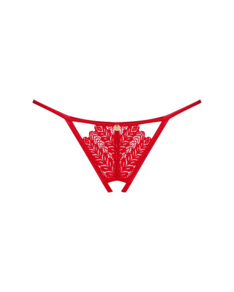 Трусики Obsessive Ingridia crotchless thong XL/2XL