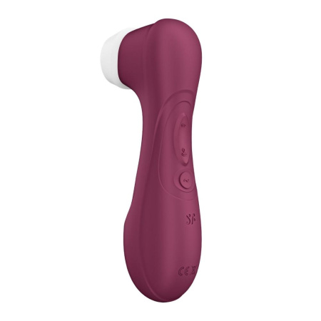 Вакуумный клиторальный стимулятор Satisfyer Pro 2 Generation 3 with Liquid Air Connect App Wine Red || 