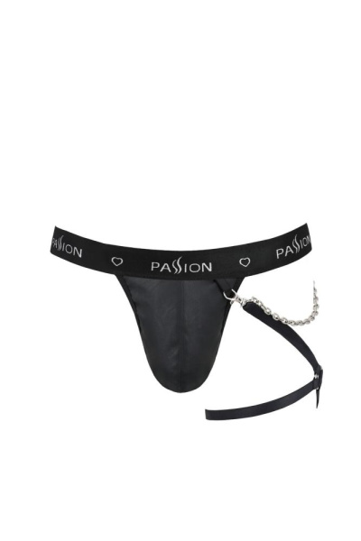 Мужские трусики танга с подвязкой Passion 058 Thong Bill L/XL Black