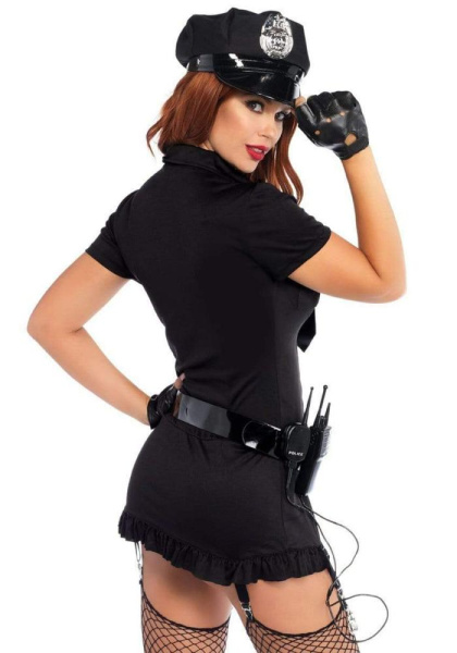 Эротический костюм полицейской Leg Avenue Dirty Cop XL