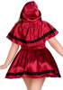 Костюм красной шапочки Leg Avenue Gothic Red Riding Hood 1X-2X || 