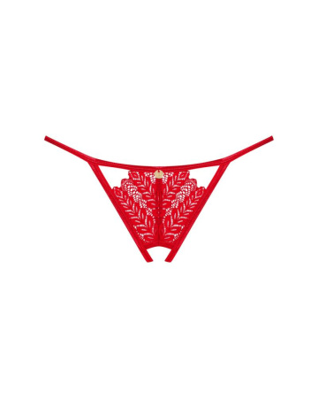 Трусики Obsessive Ingridia crotchless thong M/L || 