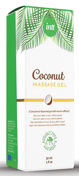 Массажный гель для интимных зон Intt Coconut Vegan (30 мл)