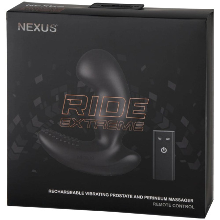 Массажер простаты Nexus RIDE EXTREME Dual Motor Remote Control Prostate Vibrator - Black || 