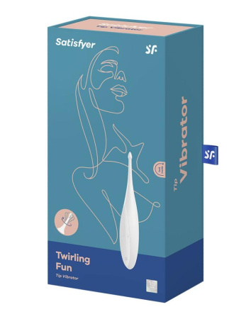 Вибратор для клитора Satisfyer Twirling Fun White || 