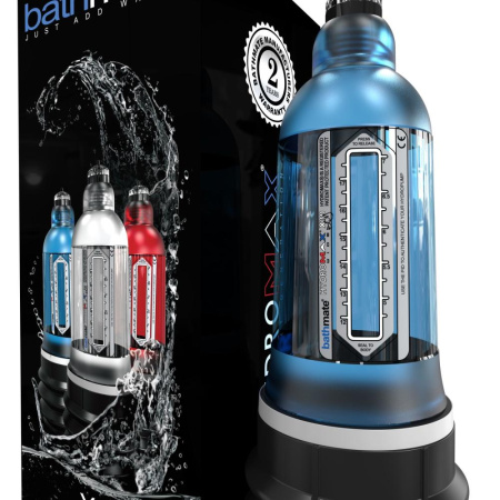 Гидропомпа Bathmate Hydromax 7 WideBoy Blue (X30) для члена длиной от 12,5 до 18см, диаметр до 5,5см || 