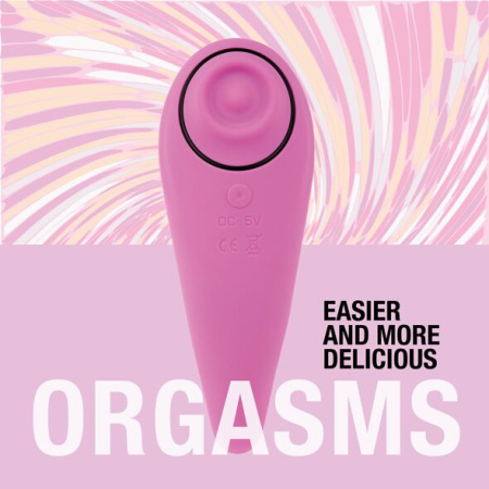 Пульсатор для клитора плюс вибратор FeelzToys - FemmeGasm Tapping & Tickling Vibrator Pink || 