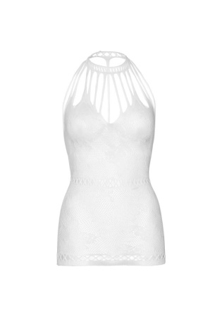 Ажурное платье-сетка Leg Avenue Lace mini dress with cut-outs White, one size || 