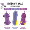 Вагинальные шарики с массажем и вибрацией FeelzToys Motion Love Balls Twisty с пультом ДУ, 7 режимов || 