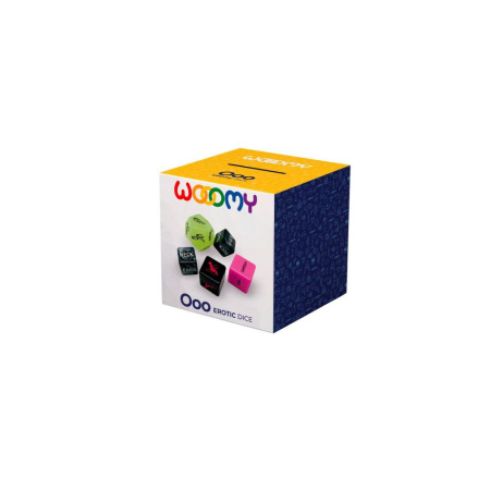 Набор кубиков Wooomy Ooo 5 Dice Set (EN): места и позы для секса, интимные действия и части тела || 