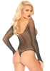 Боди Leg Avenue Crystalized fishnet bodysuit Black One Size || 