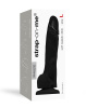 Реалистичный фаллоимитатор Strap-On-Me SOFT REALISTIC DILDO Black - Size L